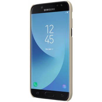 Auksinis Frosted shield serijos dėklas + plėvelė Nillkin (GALAXY J5 2017)
